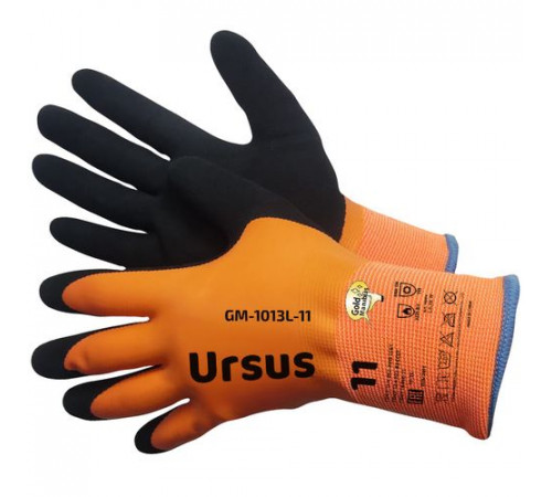 Перчатки теплые зимние из акрила G7 оранж.цв.(Ultrafoam и Microfoam покр)полн.обл. р.11(XXL)Ursus