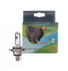 Лампы H4 12V 60/55W +80% к-т 4500К Диалуч ЛЧ120ELE-2 белый свет