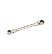 Ключ трещоточный шарнирный двусторонний 14×15 мм ДТ