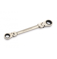 Ключ трещоточный шарнирный двусторонний 17×19 мм ДТ