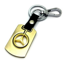 Брелок металл,логотип Мерседес на подвеске BZM 002