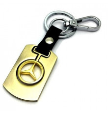 Брелок металл,логотип Мерседес на подвеске BZM 002