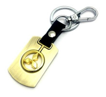 Брелок металл,логотип Митсубиси на подвеске BZM 006