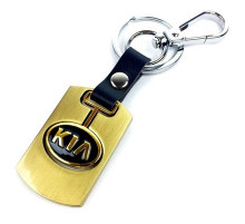 Брелок металл,логотип Киа на подвеске BZM 010