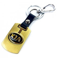 Брелок металл,логотип Киа на подвеске BZM 010