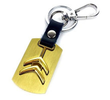 Брелок металл,логотип Ситроен на подвеске BZM 014