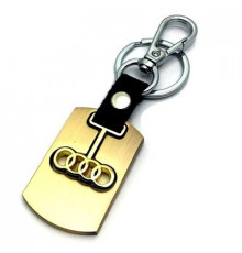 Брелок металл,логотип Ауди на подвеске BZM 023