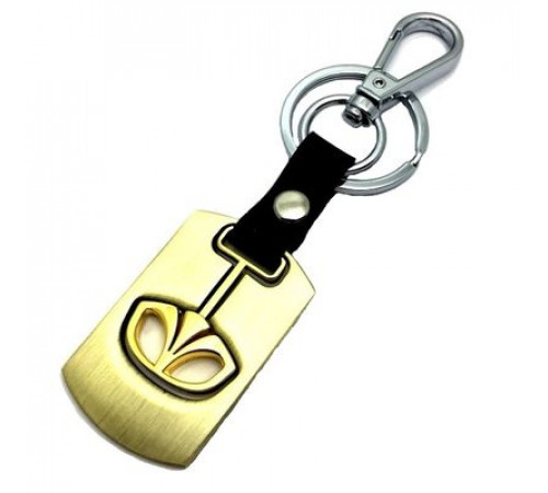 Брелок металл,логотип Дэу на подвеске BZM 024