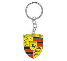 Брелок металл,логотип Порш на подвеске BZM 029