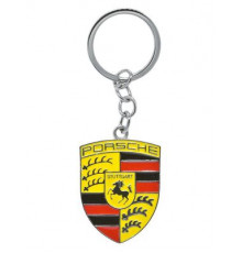 Брелок металл,логотип Порш на подвеске BZM 029