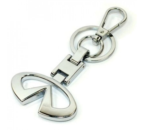 Брелок металл,логотип Инфинити на подвеске BZM 031