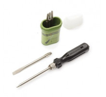 Отвертка цанговая со вставками (шлиц 3,5,6 мм, РН1,РН2) 5 предм. ДТ