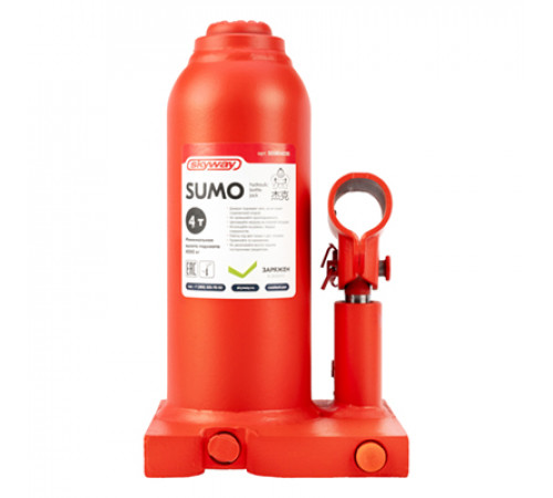 Домкрат гидравлический бутылочный SKYWAY SUMO  4т h 180-350мм