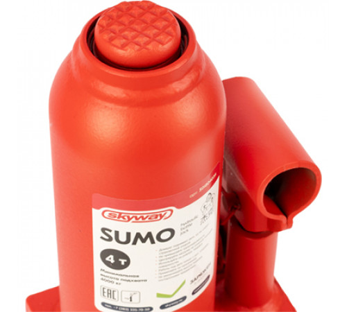 Домкрат гидравлический бутылочный SKYWAY SUMO  4т h 180-350мм