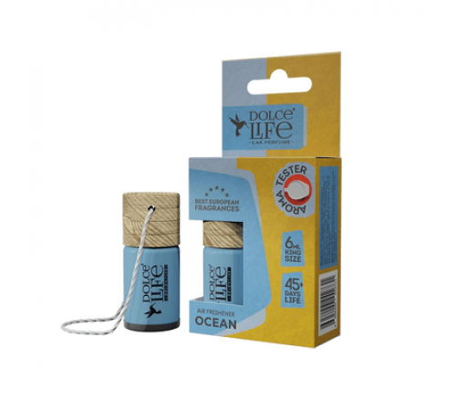 Ароматизатор Dolce Life Classic бутылочка с дер.крышкой Океан с пробником ~