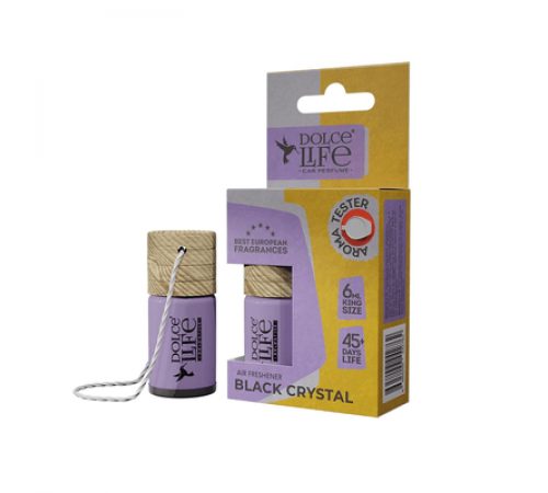 Ароматизатор Dolce Life Classic бутылочка с дер.крышкой Черный лед с пробником ~