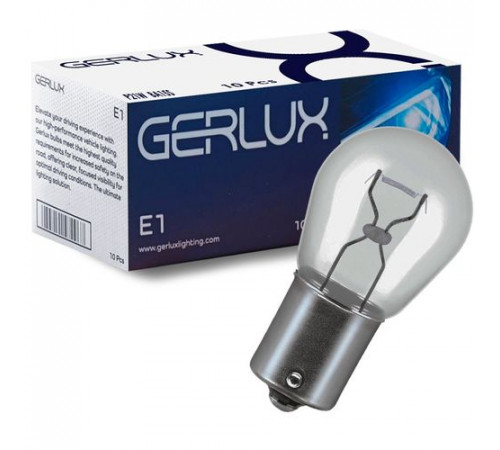Лампа P21W 12V BA15s GERLUX ИндияP382