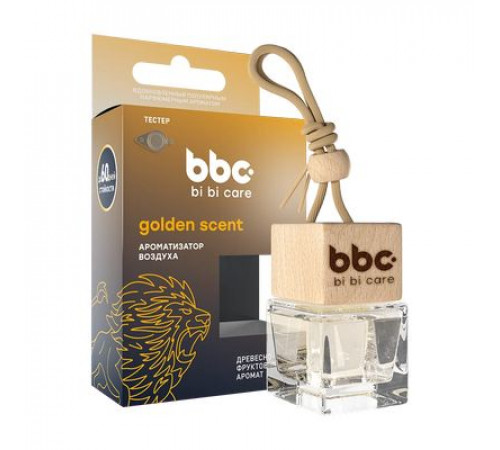 Ароматизатор bi bi care бутылочка с дер. крышкой  GOLDEN SCENT 7мл ~