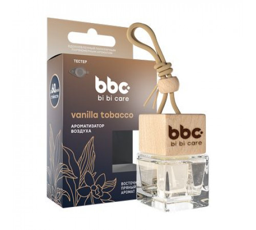 Ароматизатор bi bi care бутылочка с дер. крышкой  VANILLA TOBACCO 7мл ~