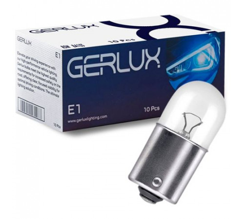 Лампа R5W 12V BA15s GERLUX ИндияP207