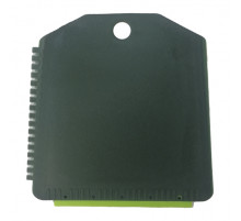 Скребок ZIZAY прямоугольный с водосгоном 12х11,5см