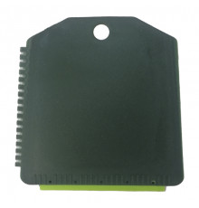 Скребок ZIZAY прямоугольный с водосгоном 12х11,5см