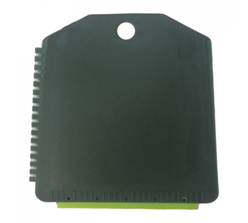 Скребок ZIZAY прямоугольный с водосгоном 12х11,5см