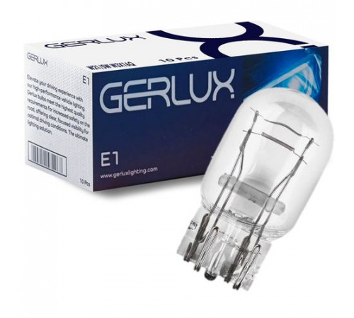 Лампа W21/5W 12V W3*16Q 20mm GERLUX ИндияD380W