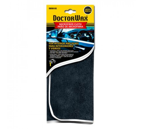 Салфетка Микрофибра для стекол и интерьера 40х40 см. DoctorWax