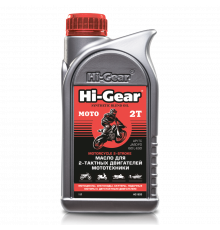 Масло для 2-х тактных двигателей мототехники, полусинтетика 1л, Hi-Gear ЧЗ