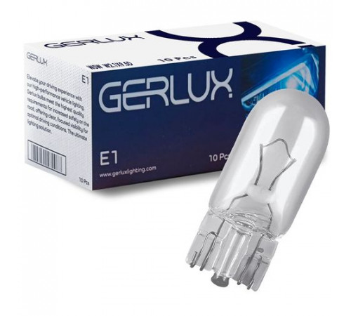 Лампа W5W 24V W2.1*9.5D 10mm GERLUX ИндияP507