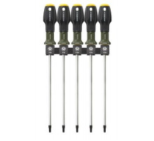 Набор отверток TORX с отверстием (T10,T15,T20,T25,T30) длиной 250 мм, 5 штук ДТ