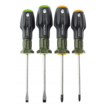 Набор отверток c трехкомпонентными рукоятками 4предм. SL, PH ДТ