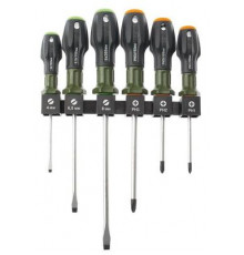 Набор отверток c трехкомпонентными рукоятками 6предм. SL, PH ДТ