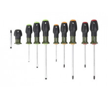 Набор отверток c трехкомпонентными рукоятками 9предм. SL, PH, PZ  ДТ