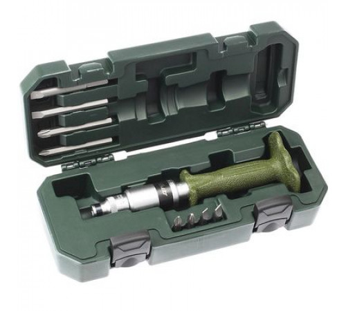 Отвертка ударная с защитной рукояткой со вставками 5/16 (SL8,10;РH2,3 длиной 36 и 80 мм)  ДТ