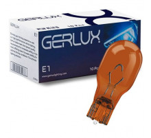 Лампа WY16W желтая 12V W2.1*9.5D 35mm GERLUX ИндияP921BA