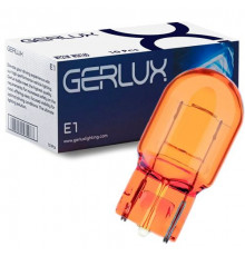 Лампа WY21W 12V W3*16D 20mm GERLUX Индия Желтая