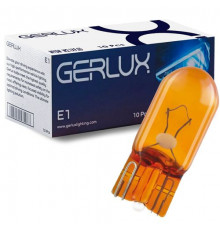 Лампа WY5W 12V W2.1*9.5D 10mm GERLUX Индия Желтая