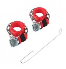 Цепи (браслеты) противоскольжения для легковых автомобилей, однорядные  6 шт REXANT