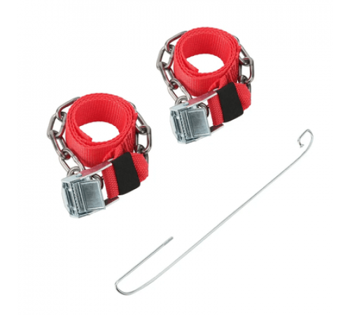 Цепи (браслеты) противоскольжения для легковых автомобилей, однорядные 2 шт. REXANT