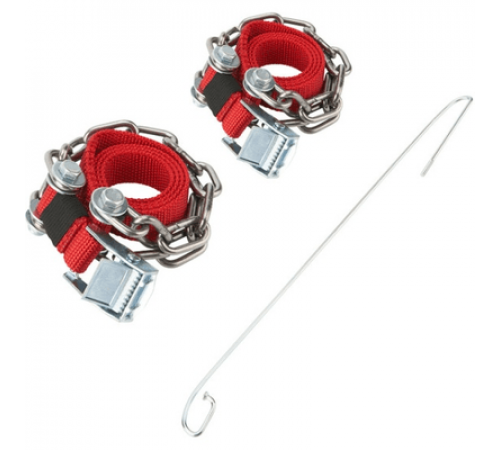 Цепи (браслеты) противоскольжения для легковых автомобилей (колеса 165-205 мм) 2 шт. REXANT