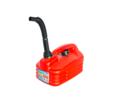 Канистра для ГСМ  5л. пластик (с заливным устройством) Мамонт