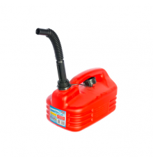 Канистра для ГСМ  5л. пластик (с заливным устройством) Мамонт