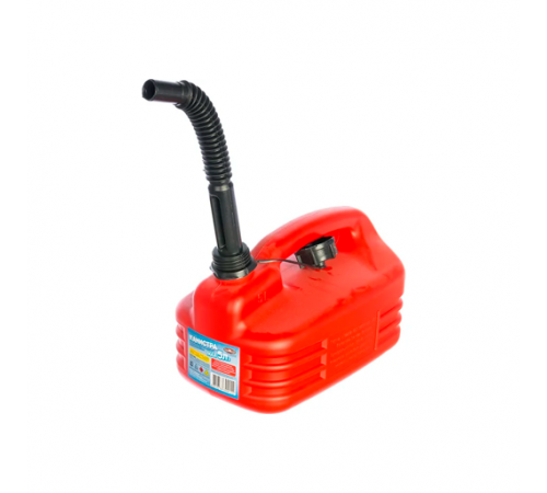 Канистра для ГСМ  5л. пластик (с заливным устройством) Мамонт