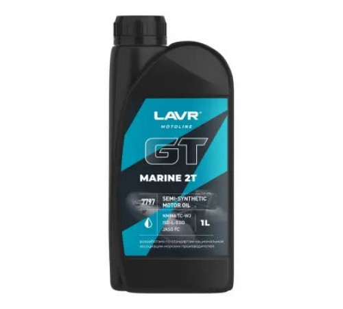 Масло моторное GT Marine 2Т 1л LAVR MOTO ЧЗ
