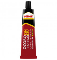 Клей МОМЕНТ Особопрочный 88 контактный Туба в шоу-боксе Жёлтый 125 мл