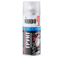 Грунт-наполнитель 1К акриловый белый KUDO аэрозоль 520мл