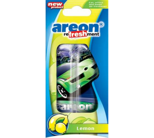 Ароматизатор AREON REFRESHMENT LIQUID Lemon (Лимон) 8мл~