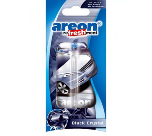 Ароматизатор AREON REFRESHMENT LIQUID Black Crystal (Черный кристал) 8мл~